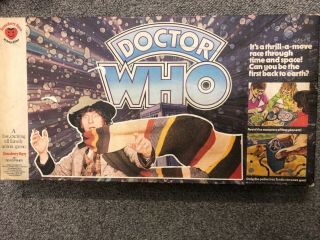 Doctor Who Strawberry Fayre By Denys Fisher 1975 Board Game