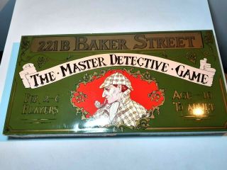 Gibsons 221b Baker Street The Master Detective Board Game Sherlock Holmes