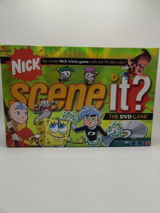 Nick Scene It? Dvd Game 100 Complete Nickelodeon Mattel 2006