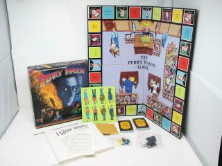 1987 Tsr The Perry Mason Courtroom Suspense Board Game Complete