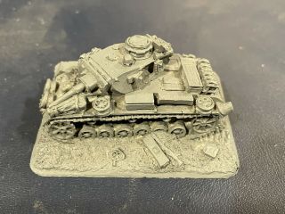 Flames Of War Scenic Terrain Destroyed Panzer 3 Objective Battlefront 15 Mm