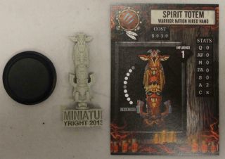 Warcradle Wild West Exodus Warrior Nation Loose Mini Spirit Totem 1 Nm