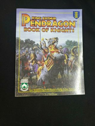 King Arthur Pendragon Book Of Knights.  Rare