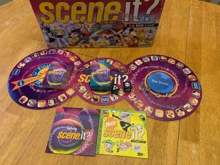 Disney Scene It? 1st Edition Dvd Game Mattel 2004 100 Complete Nickelodeon Dvd
