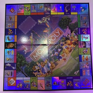 Monopoly The Disney Edition 2001 Replacement Game Board & Instructions Only