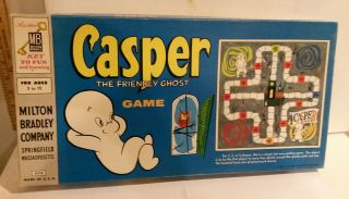 Casper Friendly Ghost 1959 Harvey Board Game Milton Bradley Children Kid Vint