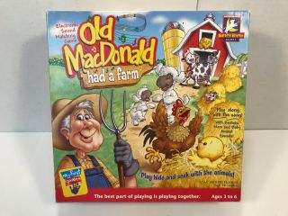 Old Macdonald Had A Farm Board Game By Milton Bradley 2002 Complete