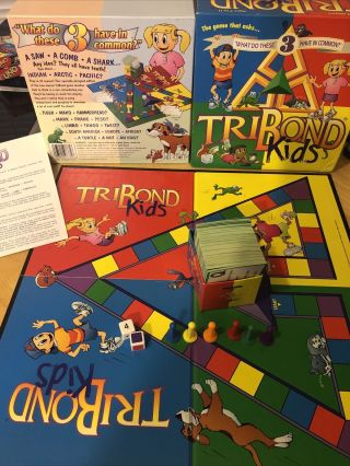 TriBond Kids Game What Do 3 Things Have In Common? Ages 7 - 11 1993 BIG FUN A GOGO 2