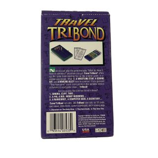 1994 Travel Tribond Board Game Deck Complete 2
