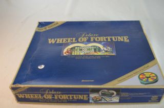 Wheel Of Fortune Deluxe 2nd Edition Board Game Pressman Toys Complete