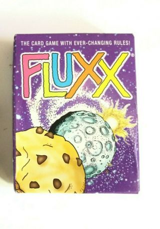 Fluxx V4.  0 The Card Game With Ever Changing Rules – 2008,  Loo - 001 1 - 929780 - 01 - X