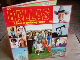 1980 Dallas Tv Show A Game Of The Ewing Family Board Game Yaquinto