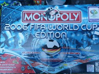 301 Monopoly 2006 Fifa World Cup Edition Board Game Hasbro Complete Vgc