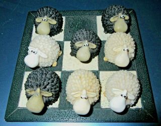 Sheep Tic Tac Toe Noughts & Crosses Game R Chiari