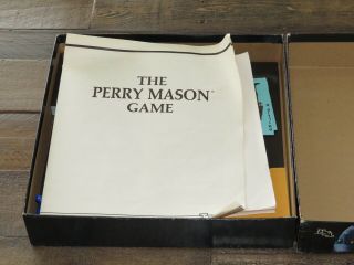 1987 The Perry Mason Game Board Game