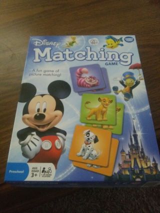Disney Classic Characters Matching Game Ages 3,  Wonder Forge 72 Cards