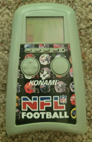 Vintage Konami 1989 Handheld Nfl National Football League Electronic Game