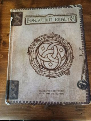 Dungeons And Dragons Forgotten Realms Book Well - Loved No Map