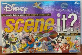 Disney Scene It?,  Mattel.  1st Edition,  2004