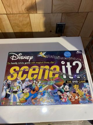 Disney Scene It 2004 1st Ed Dvd Pixar Family Trivia Game - Complete - See Notes