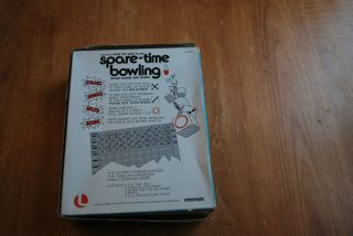 Vintage Spare time Bowling Lakeside ' s Table Top Dice Game 1977 Complete. 2