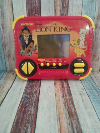 Disney’s The Lion King Tiger Electronic Handheld Video Game Vintage 1990