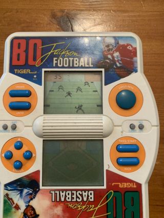 Vintage Tiger Electronics Bo Jackson Baseball Bo Jackson Football Handheld Game
