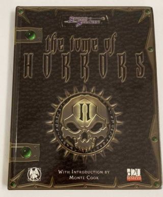 Tome Of Horrors Ii Sword & Sorcery (necromancer) Hardcover – D&d 3.  5 Ww8388 Ad&d