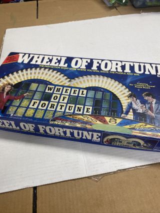 Wheel Of Fortune Board Game 5555 Pressman 1985 Vintage Complete