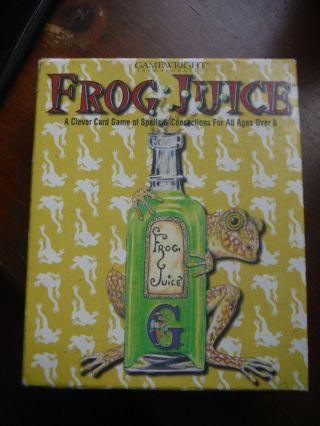 Rare Frog Juice Card Game Gamewright Authentic & Complete 1994