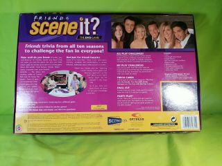 Friends Scene It Board Game First Edition DVD Trivia 100 Complete 2