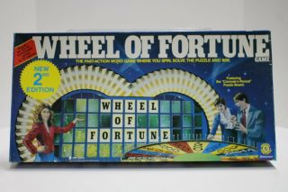 Vintage Complete 1985/1986 Wheel Of Fortune Board Game