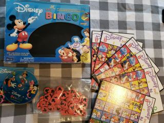 Disney Dvd Bingo Mattel Family Fun Complete Magical Game With Movie Clips 2005