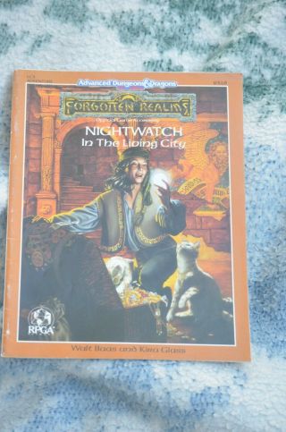 Ad&d Forgotten Realms Lc3 Nightwatch In The Living City Tsr 9316