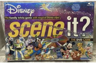 Disney Scene It Dvd Trivia Board Game Mattel Complete