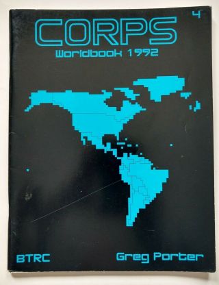 Corps Worldbook 1992 Btrc Rpg By Greg Porter " - Very Good "