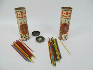 2 Vintage 4 - 5 - 6 Pick - Up Sticks Games – Lakeside