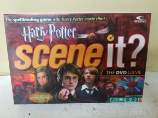 Harry Potter Scene It? Dvd Game By Mattel - 2005 Edition - & 100 Complete