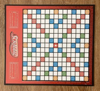 2012 Hasbro Scrabble Game Board Replacement Piece - Board Only