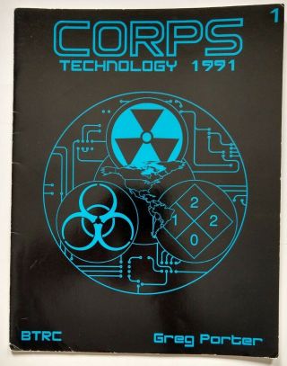 Corps Technology 1991 Btrc Rpg By Greg Porter " - Very Good "