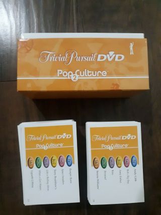 Trivial Pursuit Dvd Pop Culture 2 Replacement Cards