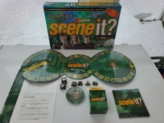 Harry Potter Scene It? 2nd Edition 2007 Board Game 100 Complete Cards