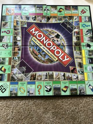Monopoly Here And Now World Edition Replacement Game Board Only
