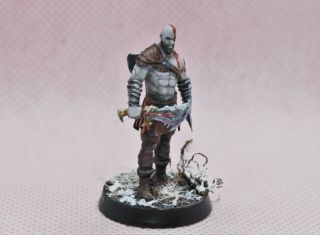 35 Mm Barbarian Kratos Miniature Fanart Dnd|d|pathfinder Rpg|viking