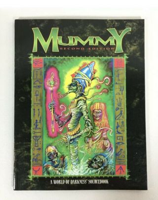 A World Of Darkness Sourcebook: Mummy (second Edition) Gaming Rpg Board Game
