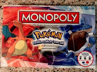 Pokemon Monopoly Kanto Edition Complete