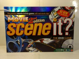 Mattel Scene It Movie 2nd Edition Dvd Board Game 2007 Gm978