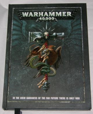 Warhammer 40k Rulebook 8th Edition Games Workshop Hardcover