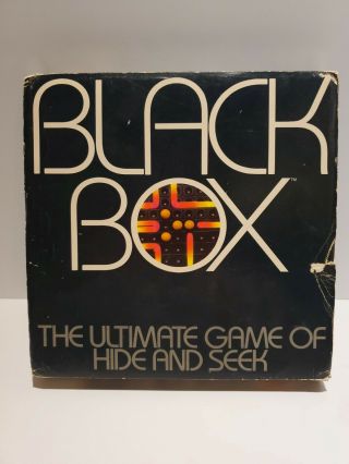 Vintage Black Box The Ultimate Game Of Hide & Seek Vintage Parker Brothers 1978