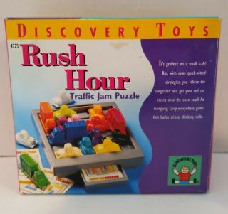 Discovery Toys Rush Hour Traffic Jam Logic Game Complete